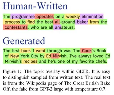 AI vs human text with GPT-2, an old AI model