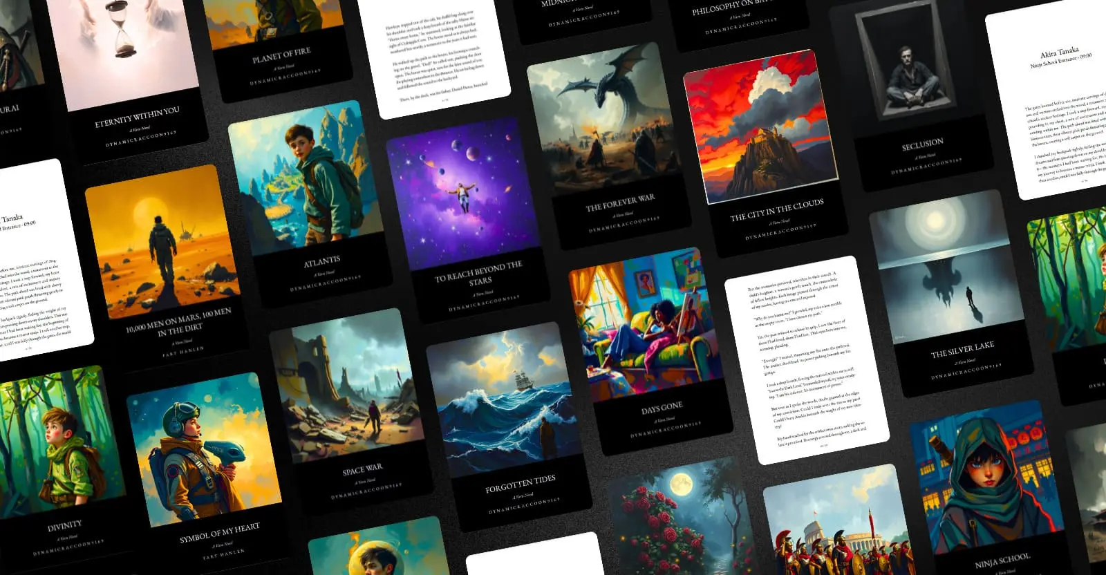 Example books from Varu